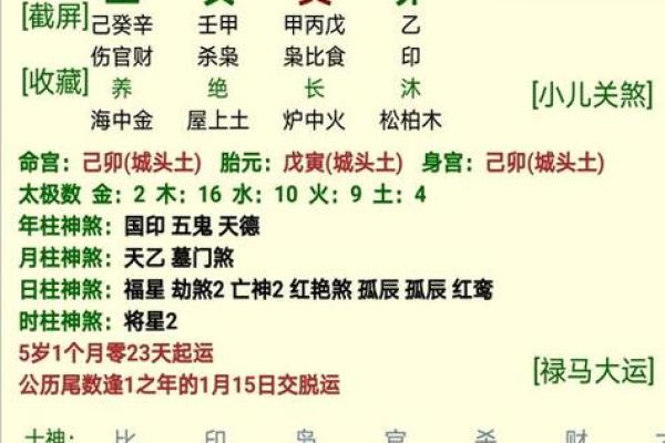 如何通过生辰八字分析个人命运和性格特征