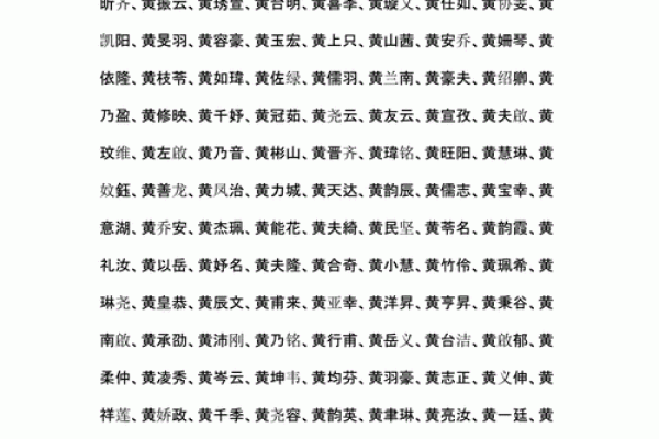 黄姓宝宝取名指南：寓意深远的名字推荐