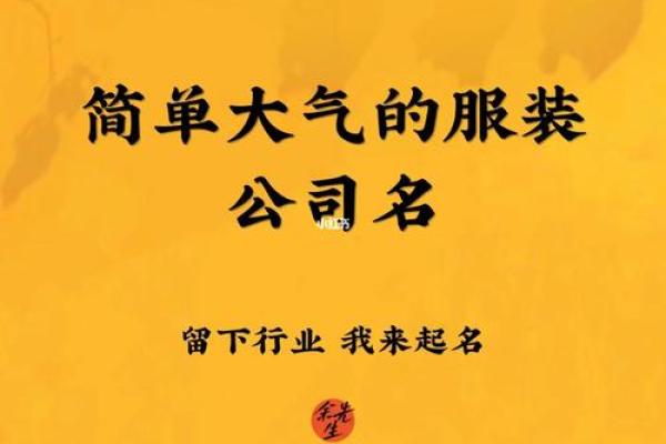 创意无限：服装公司起名大全助你打造独特品牌形象