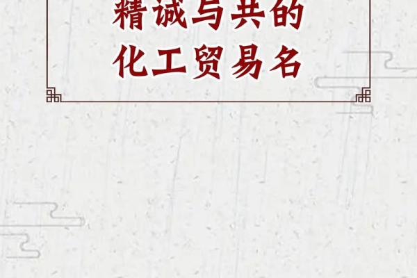 如何为贸易公司起一个既专业又有吸引力的名字