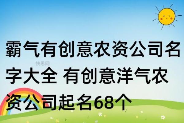 公司起名技巧与创意大全 提升品牌吸引力的最佳选择