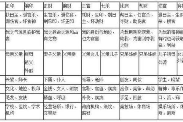 天干地支十神解析与应用指南