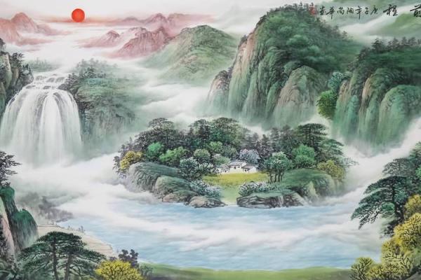 头顶青山绿水，家居风水必备良画！